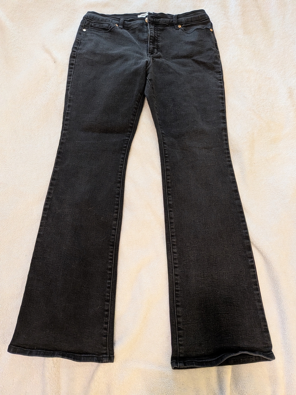 Women's Black Flared Jeans
